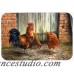 Caroline's Treasures Rooster and Chickens Glass Cutting Board HTJ20308